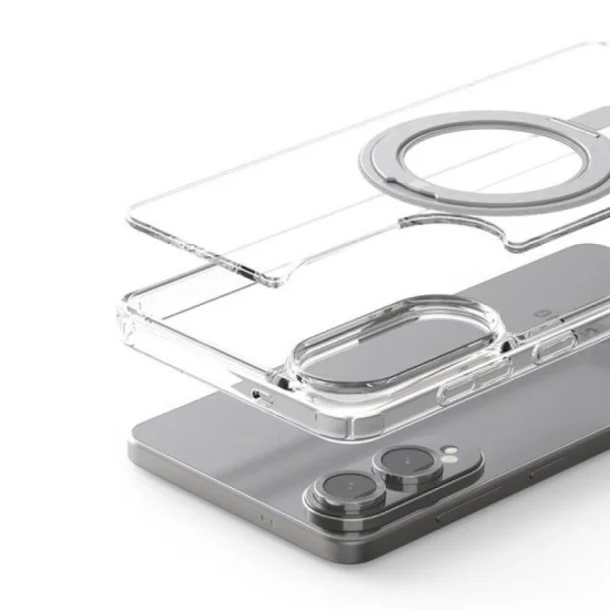 Araree Samsung S25 Edge Duple Stand Magsafe Case - Clear